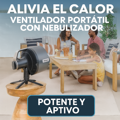 Nebula Freeze™ – El Ventilador Portátil con Nebulizador Más Avanzado del Verano