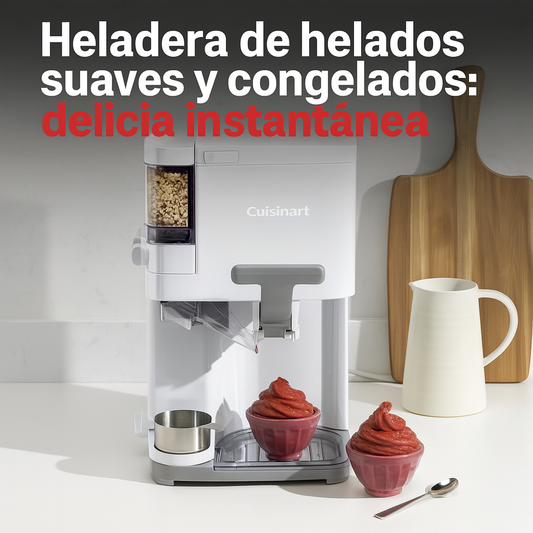 Heladera Soft Serve Premium – ¡Convierte tu casa en una heladería de lujo!