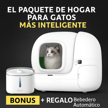 Pura Max 2 – El Arenero Inteligente para Gatos Más Avanzado del Mundo + 🎁 REGALO EXCLUSIVO - Bebedero Automático Inteligente