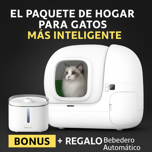 Pura Max 2 – El Arenero Inteligente para Gatos Más Avanzado del Mundo + 🎁 REGALO EXCLUSIVO - Bebedero Automático Inteligente