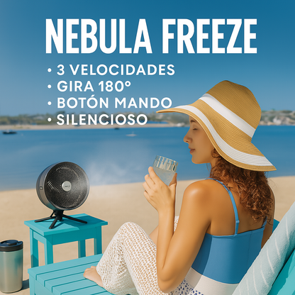 Nebula Freeze™ – El Ventilador Portátil con Nebulizador Más Avanzado del Verano