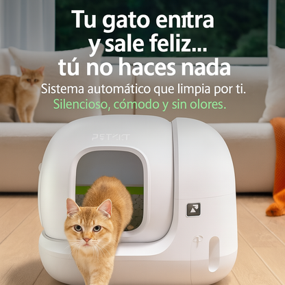 Pura Max 2 – El Arenero Inteligente para Gatos Más Avanzado del Mundo + 🎁 REGALO EXCLUSIVO - Bebedero Automático Inteligente