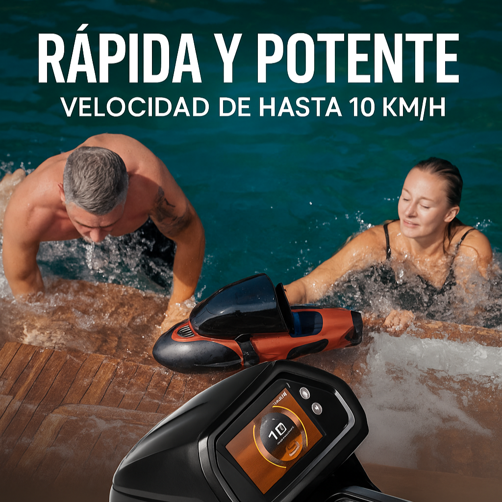 VAPOR™ Scooter Submarino Jet — ¡Explora el fondo marino como nunca antes!