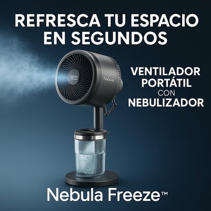 Nebula Freeze™ – El Ventilador Portátil con Nebulizador Más Avanzado del Verano