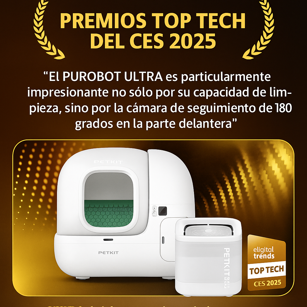 Pura Max 2 – El Arenero Inteligente para Gatos Más Avanzado del Mundo + 🎁 REGALO EXCLUSIVO - Bebedero Automático Inteligente